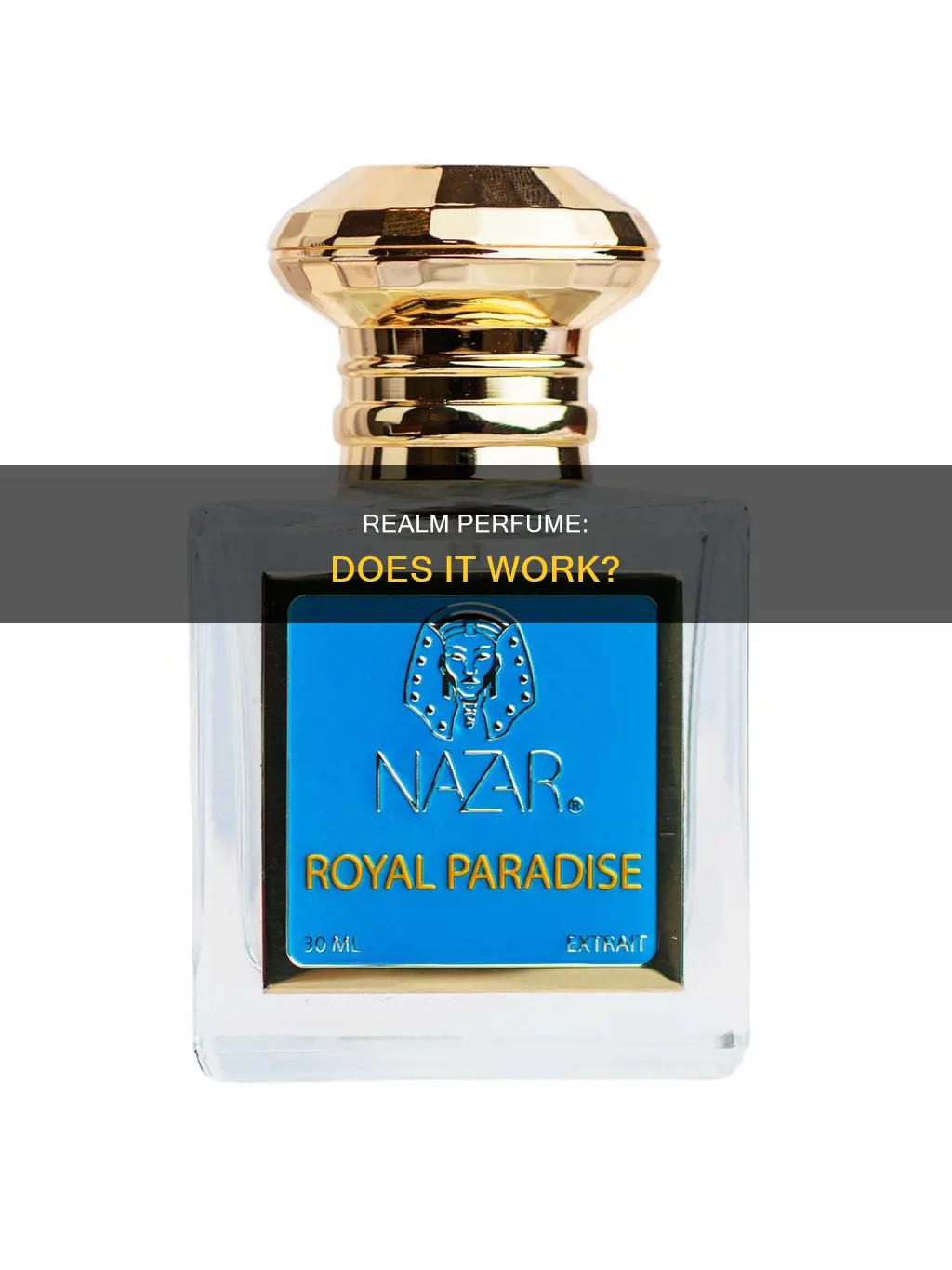 does realm perfume work