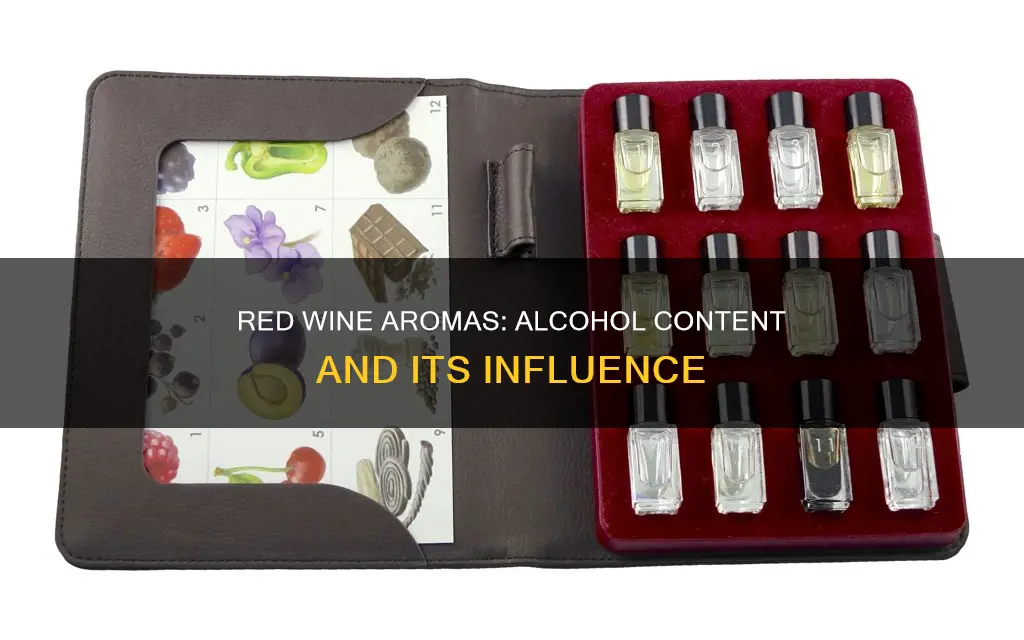 does red wine aromas have alcohol in it