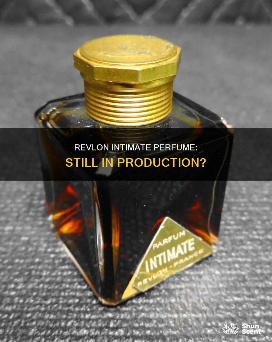 does revlon still make intimate perfume