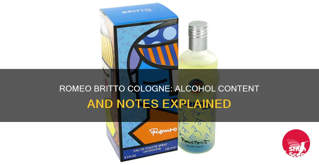 does romeo britto cologne contain alcohol