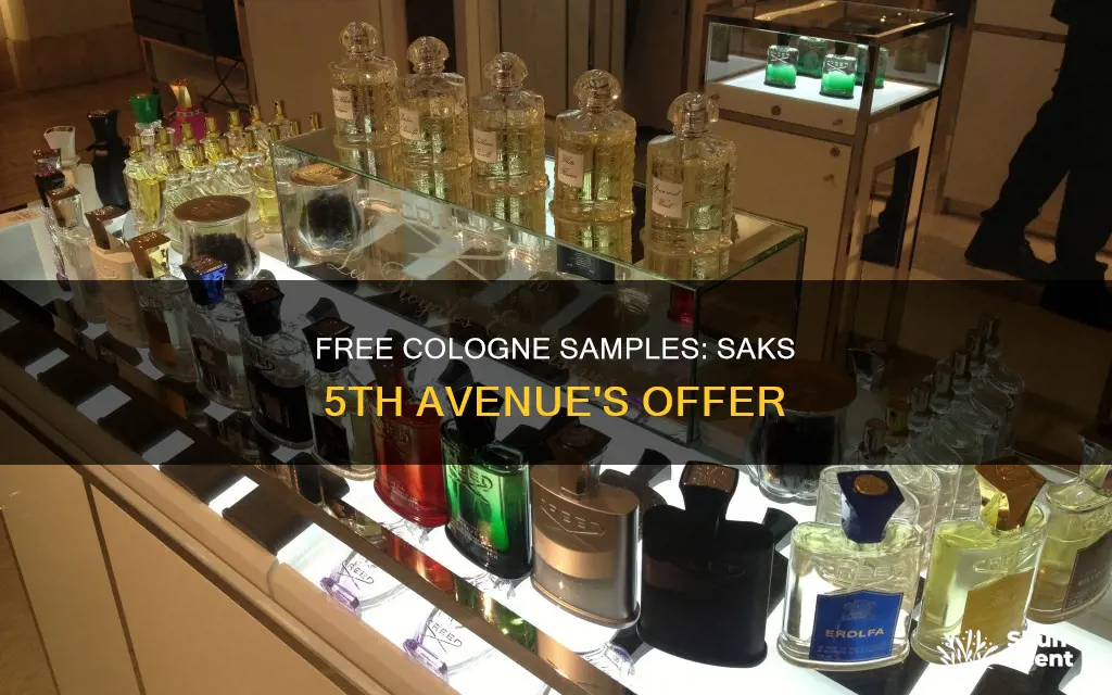 does saks 5th avenue free cologne samples