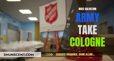 Donate Your Cologne to Salvation Army With Confidence