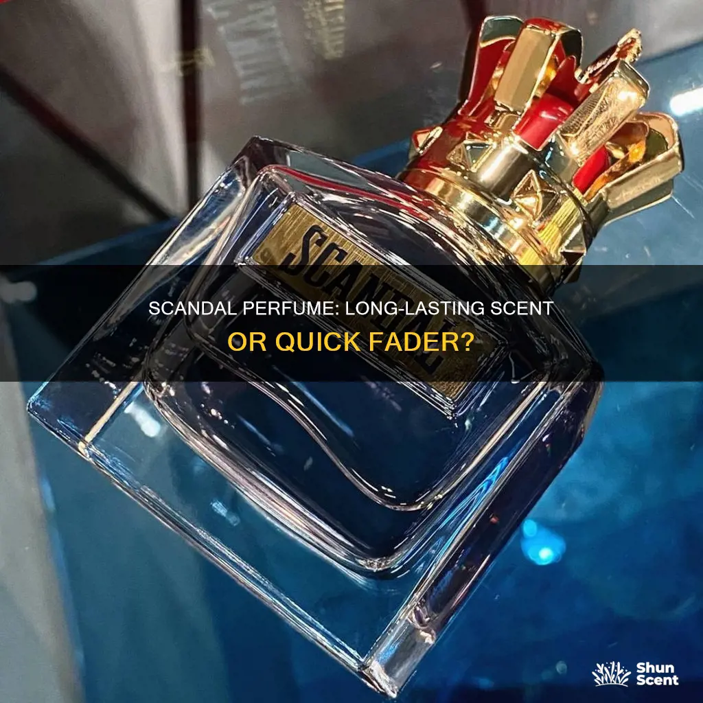 does scandal perfume last long