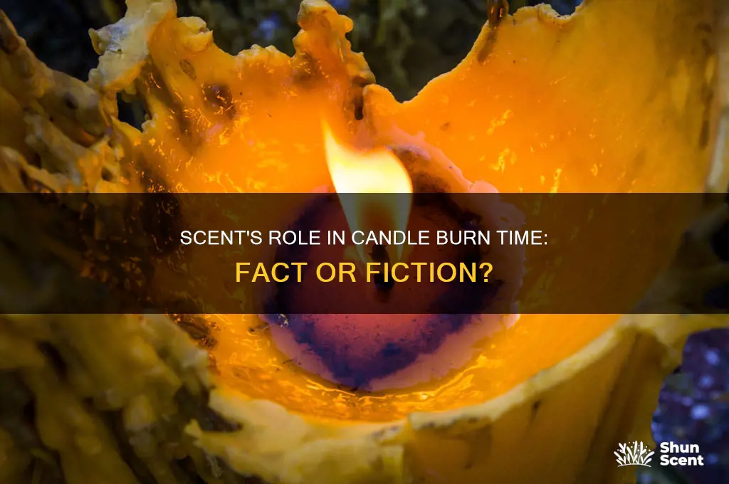 does scent affect how a candle burns