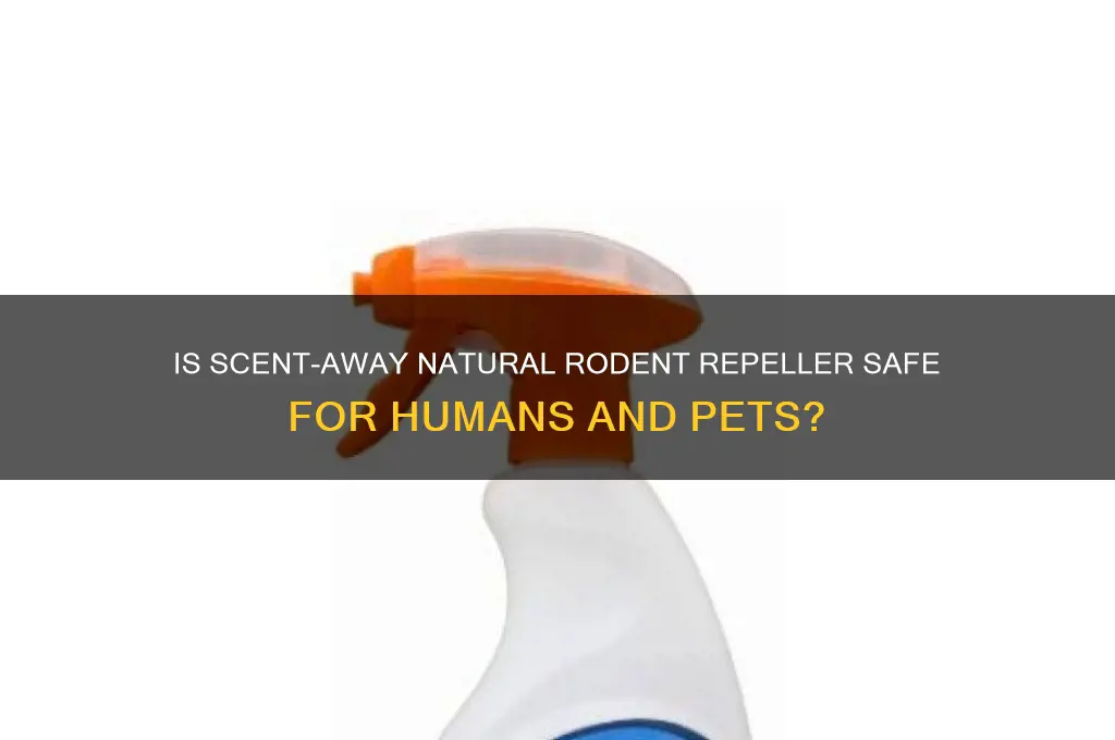 does scent-away natural rodent repeller hurt