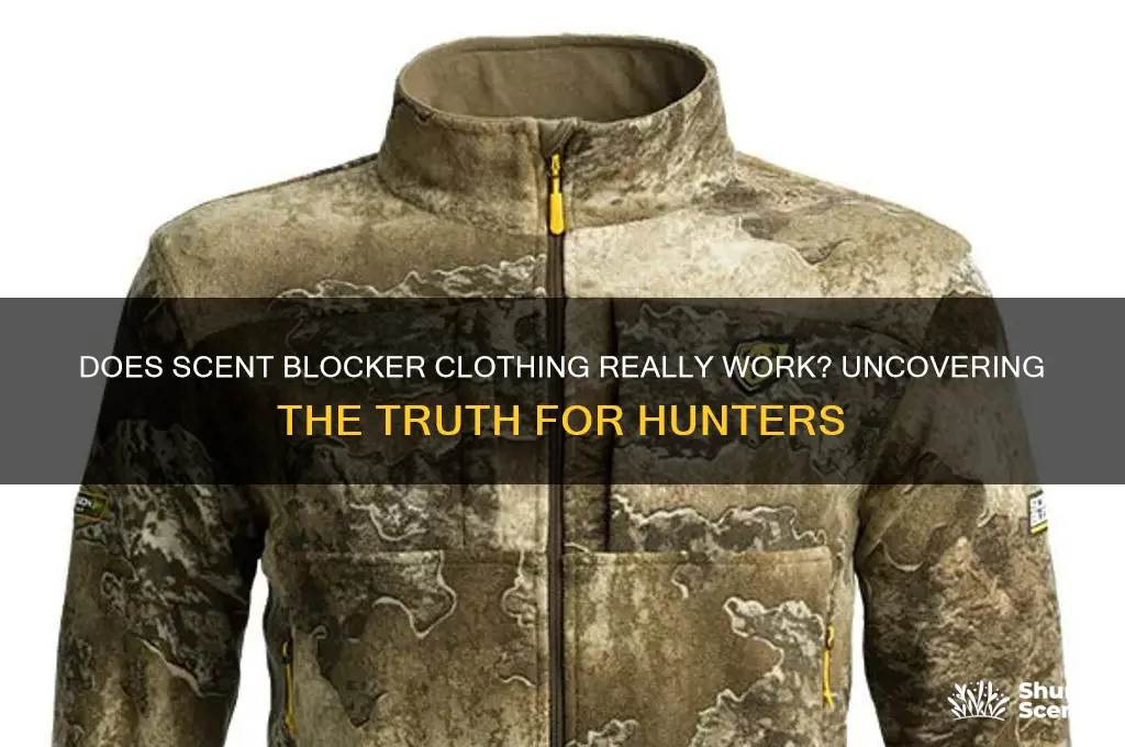 does scent blocker clothing really work