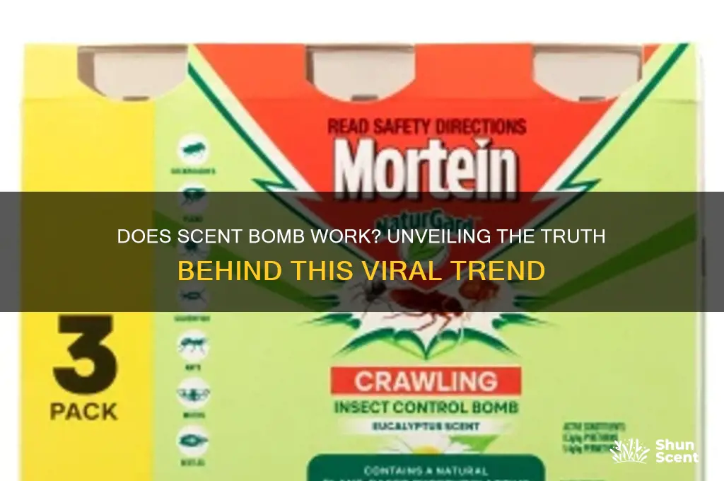 does scent bomb work