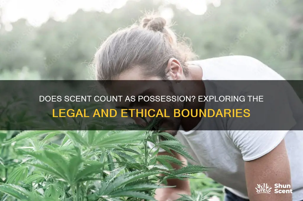 does scent count as possession