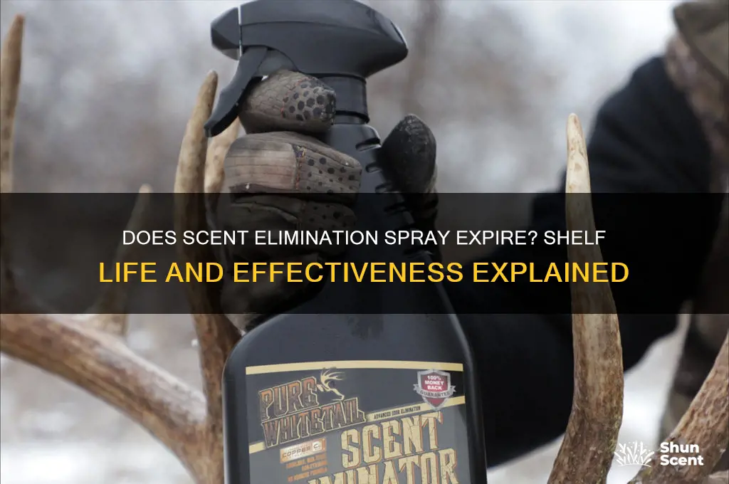 does scent elimination spray go bad