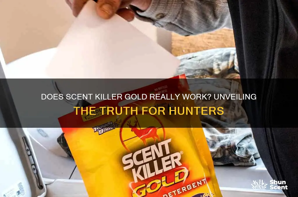 does scent killer gold really work