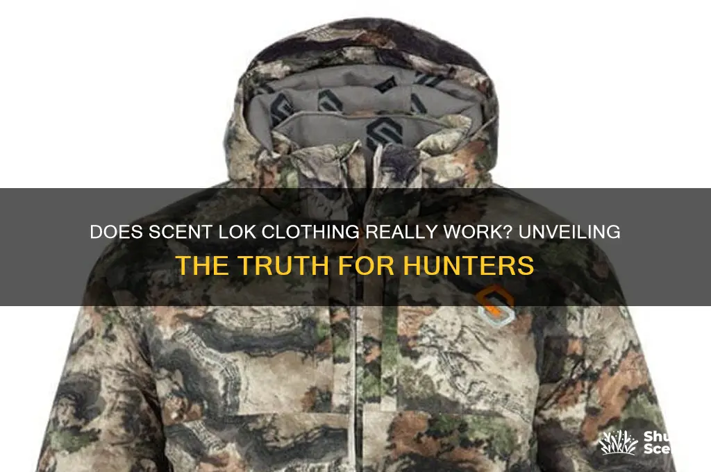 does scent lok clothing work
