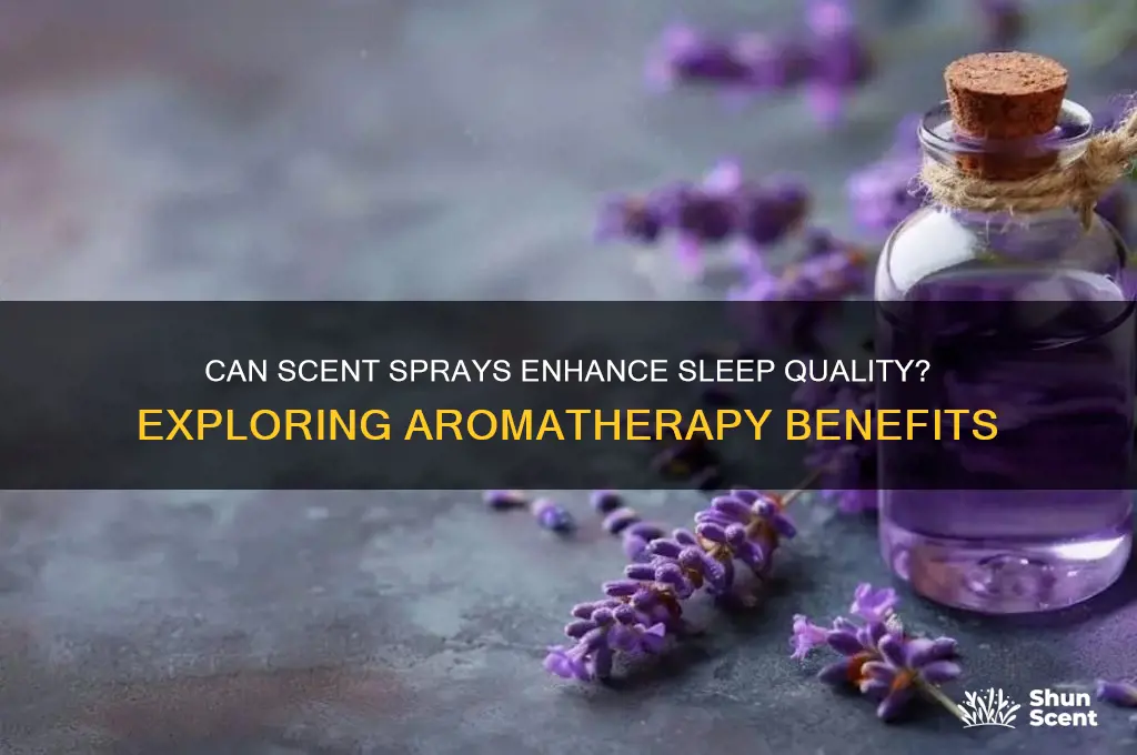 does scent spray help sleep