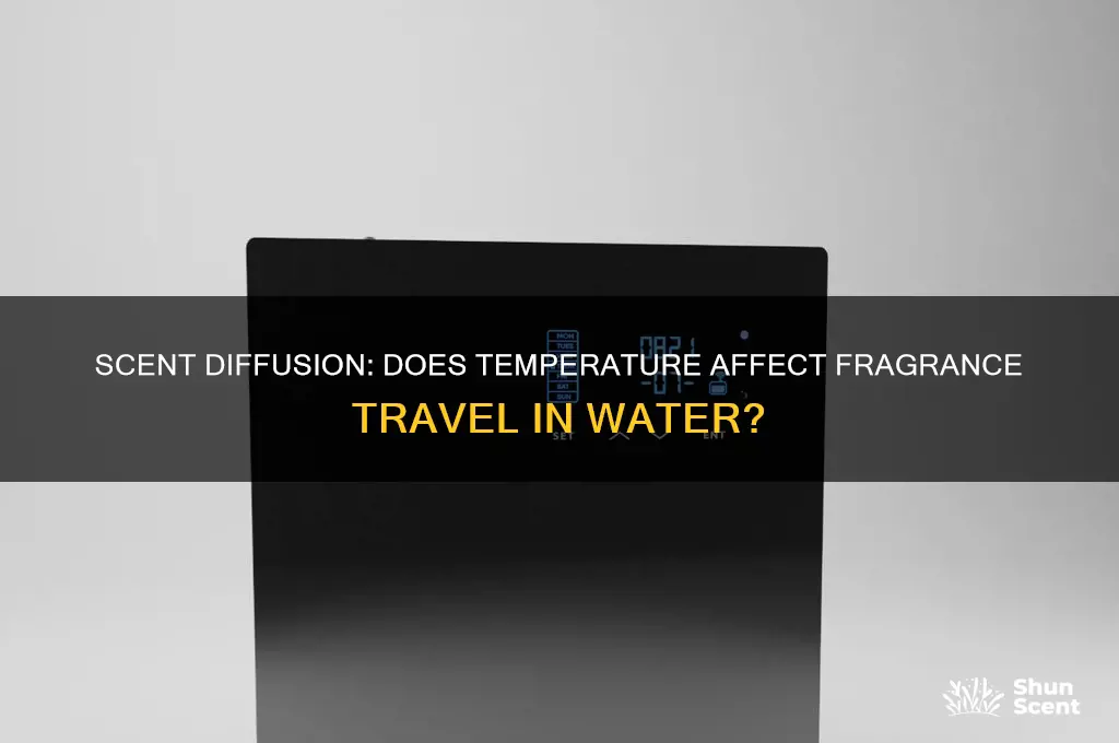 does scent travel in cold water or warm water better