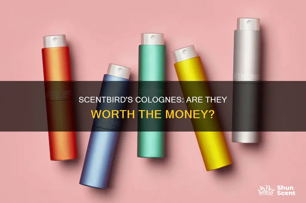 does scentbird dilute colognes