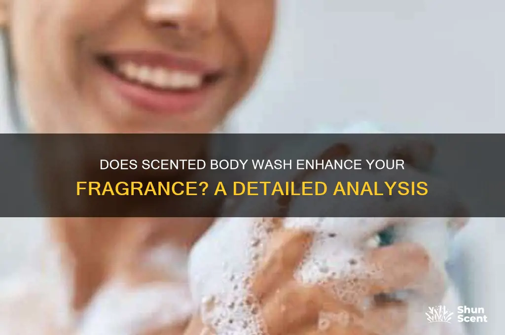 does scented body wasg make you smell good