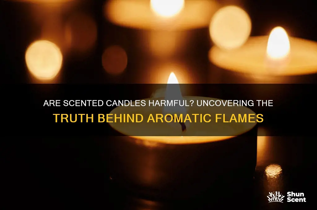 does scented candles harm