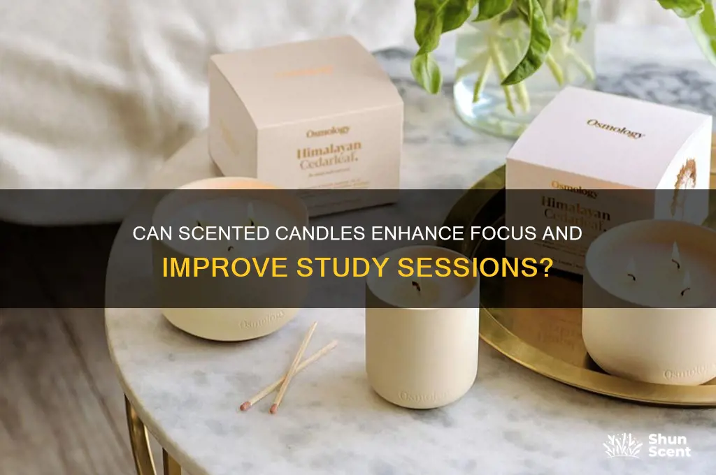 does scented candles help study