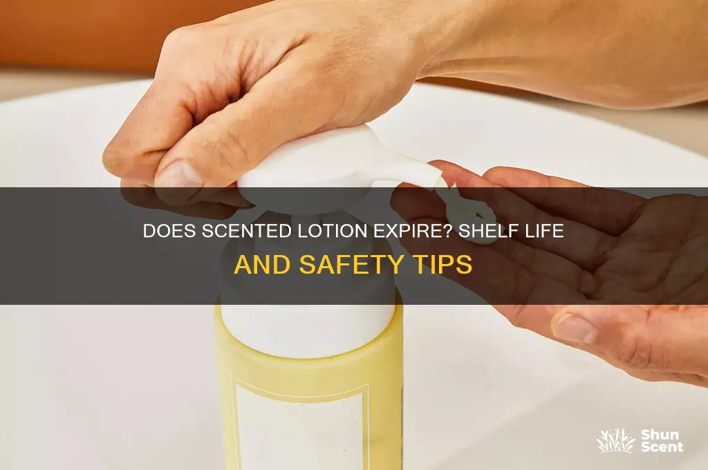 does scented lotion expire