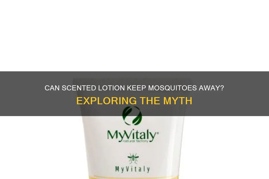 does scented lotion repel mosquitoes