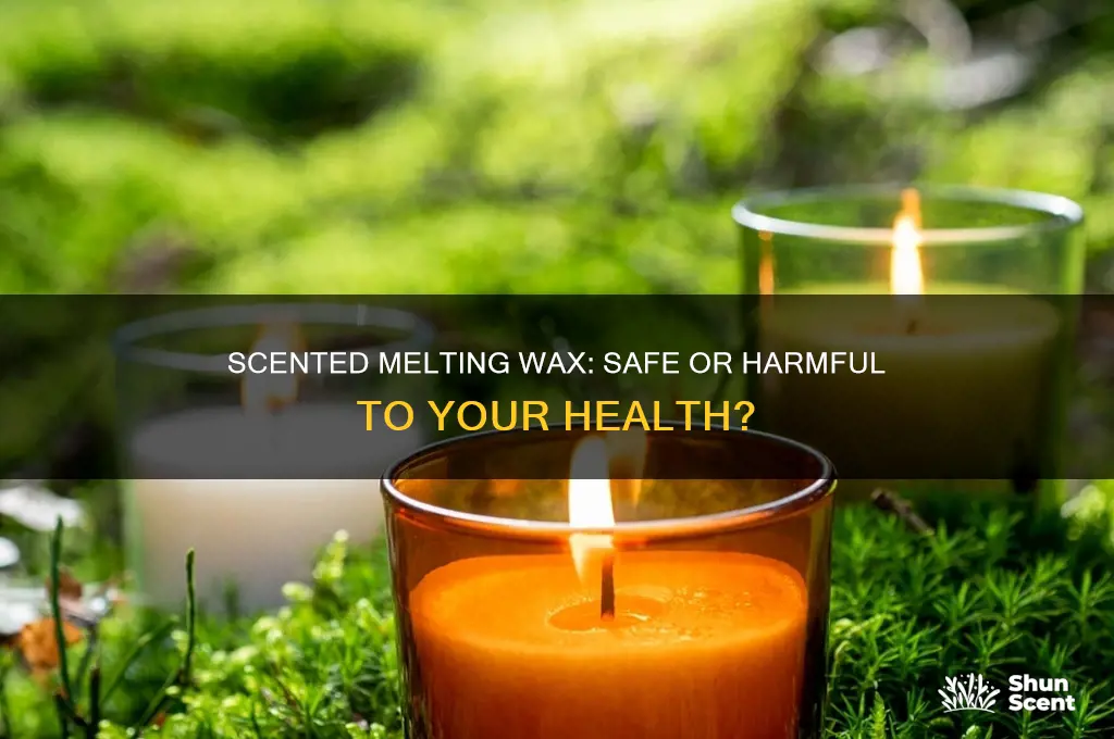 does scented melting wax hurt the body