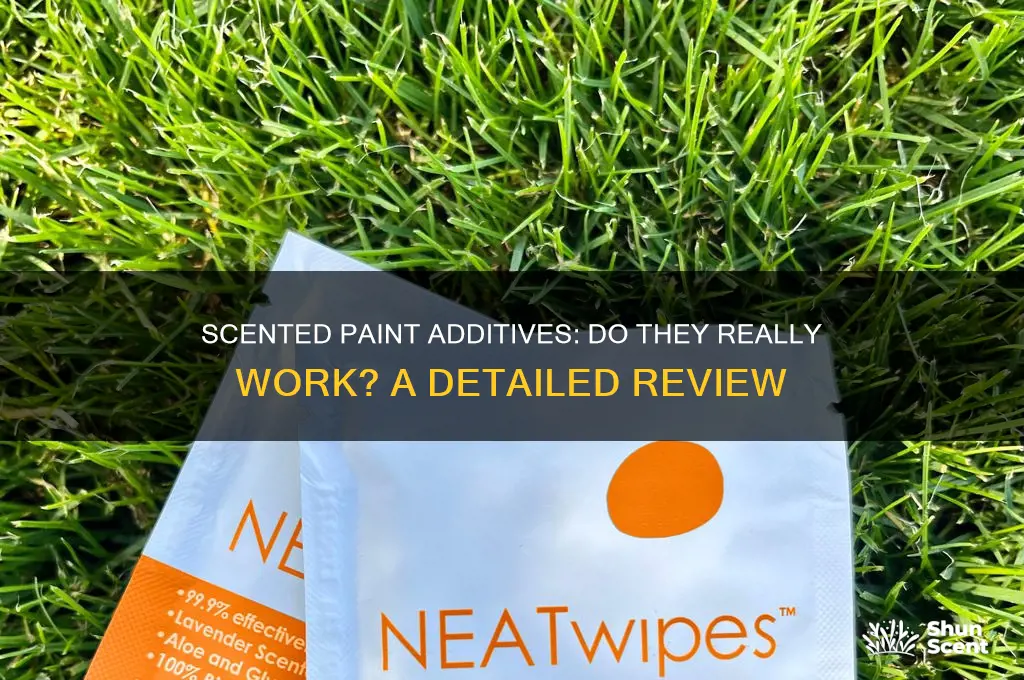 does scented paint additive work