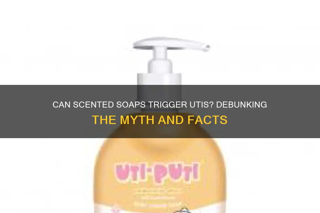 does scented soap cause uti