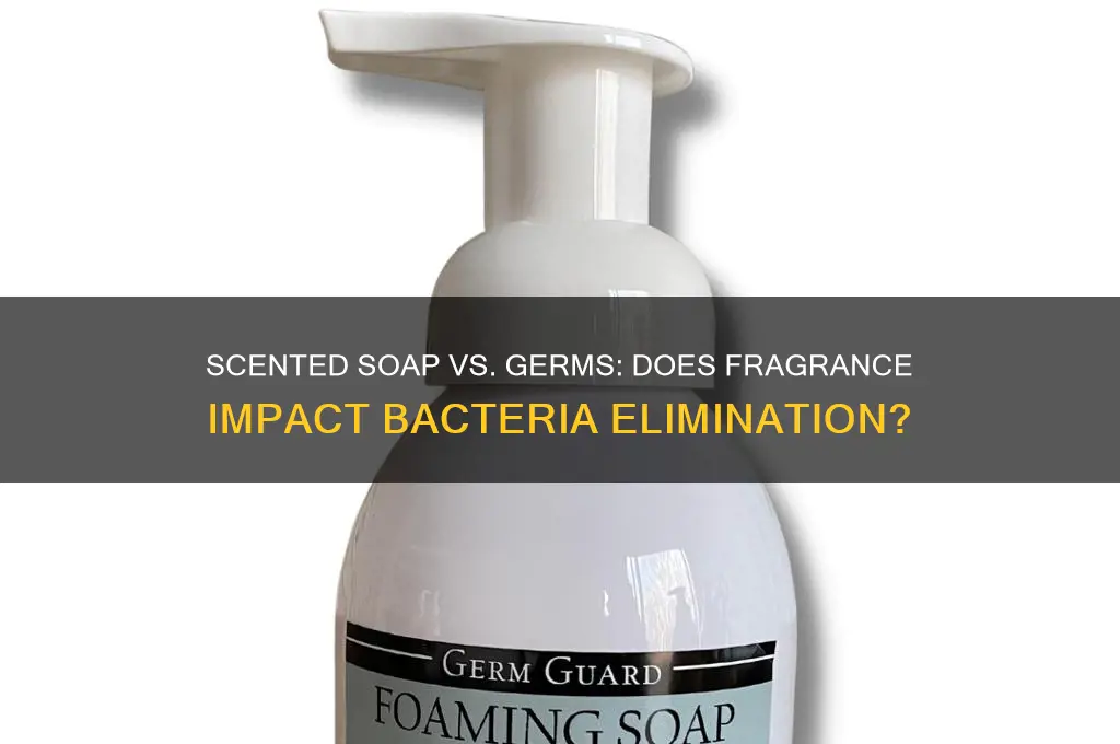 does scented soap kill germs
