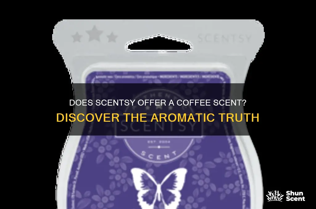does scentsy have a coffee scent
