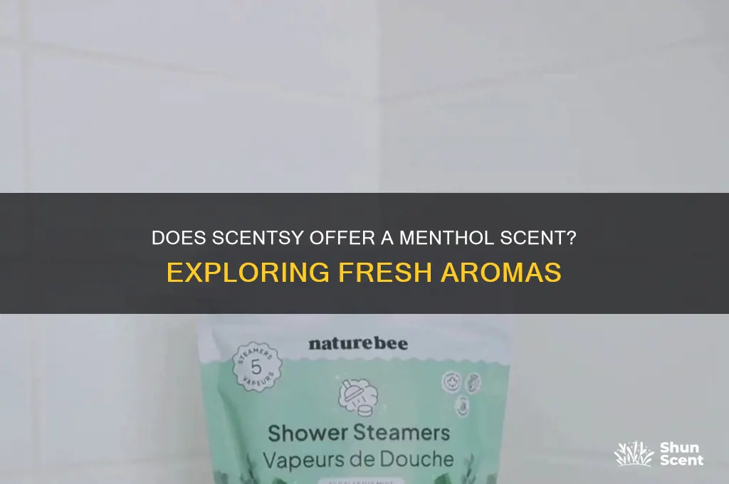 does scentsy have a menthol scent