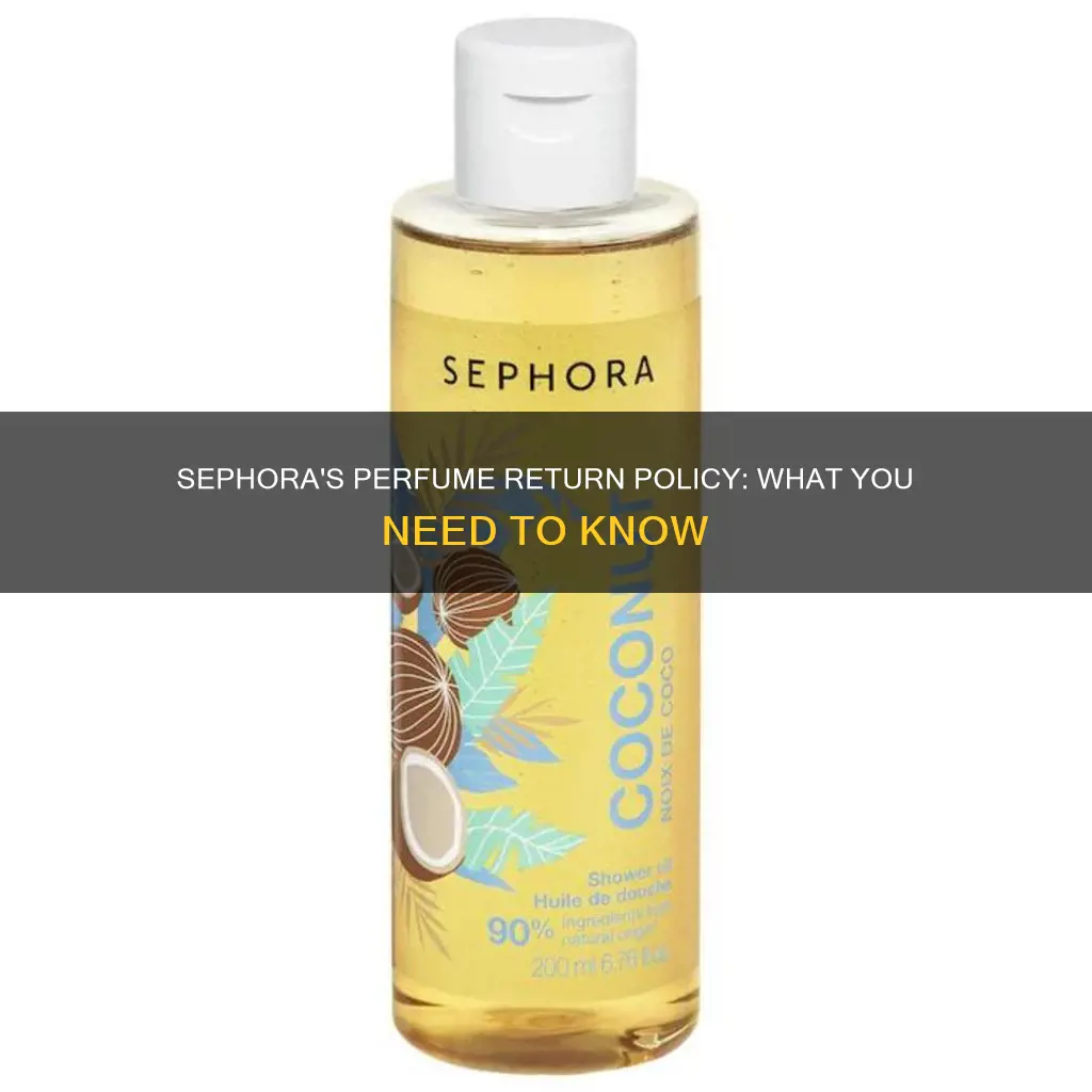 does sephora accept perfume returns