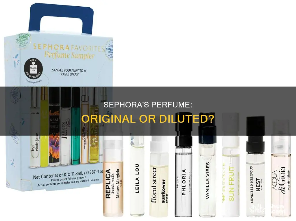 does sephora dilute perfume