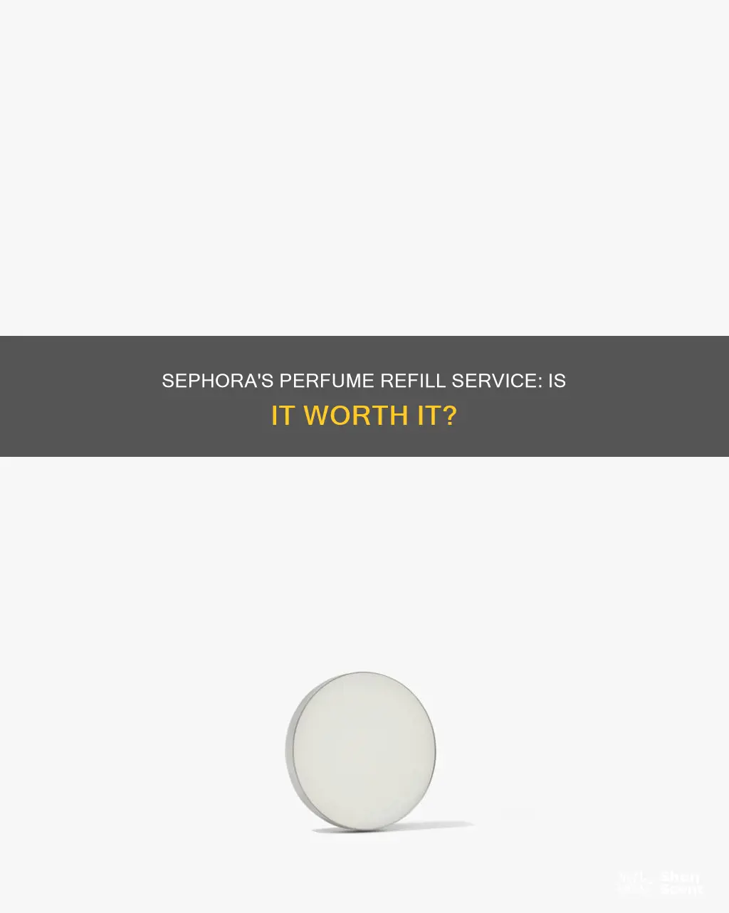 does sephora do refills on perfume