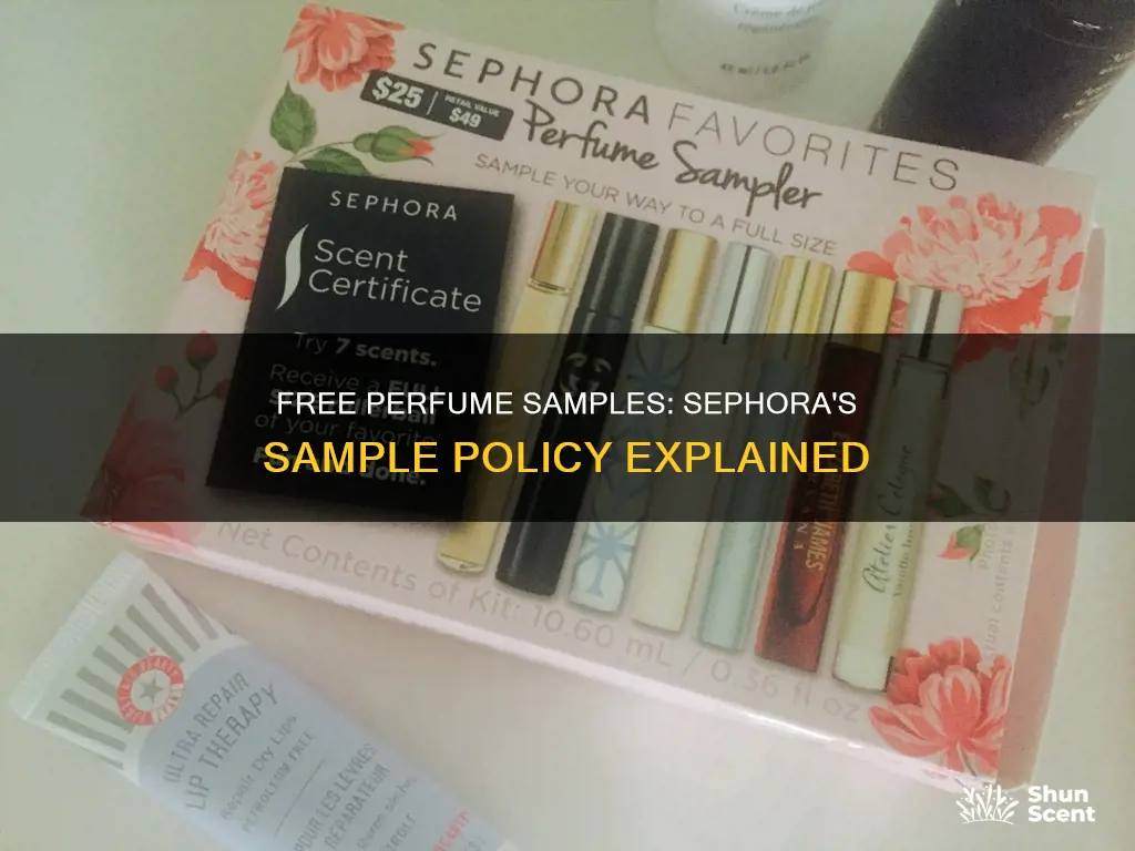 does sephora give perfume samples
