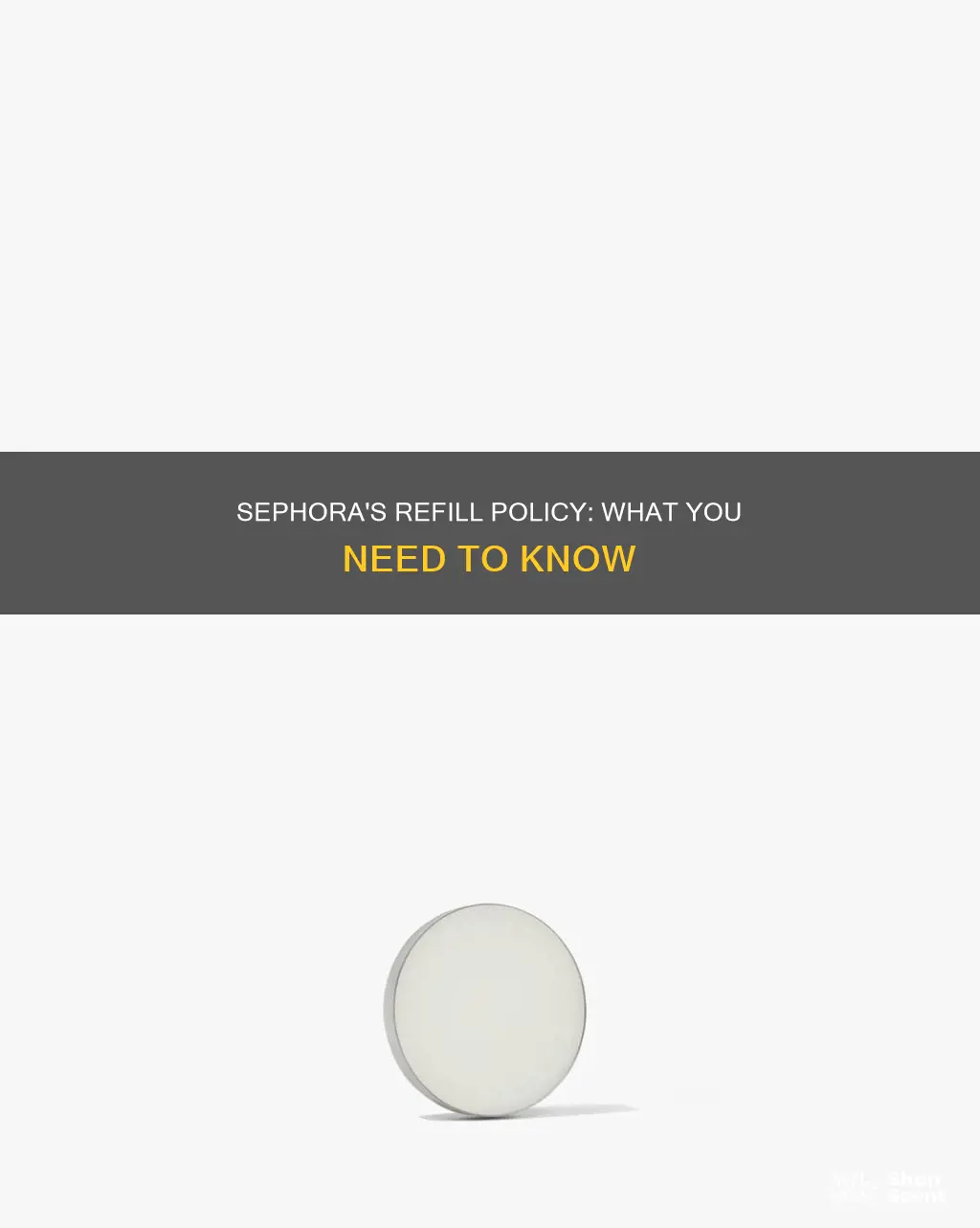 does sephora refill perfume policy