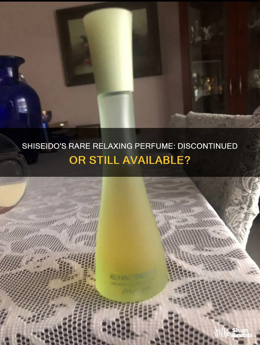 does shisheido produce their rare relaxind perfume anymore