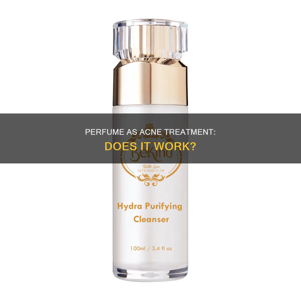 does spraying perfume on spots work