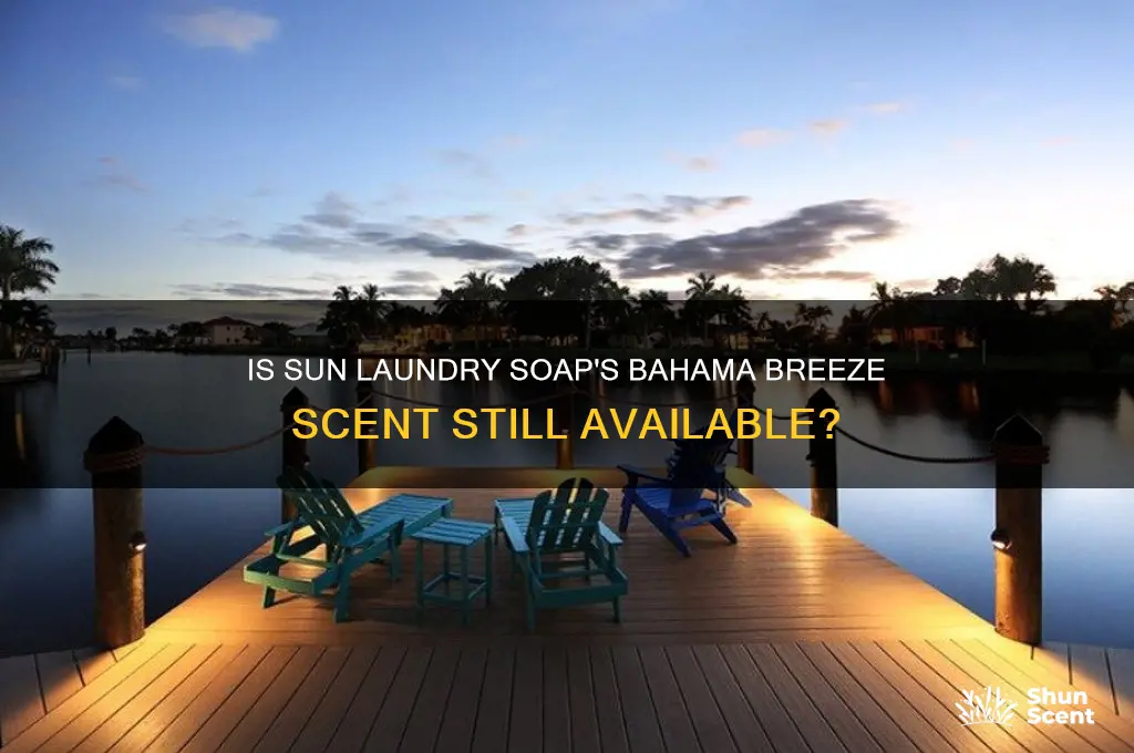 does sun laundry soap still make bahama breeze scent