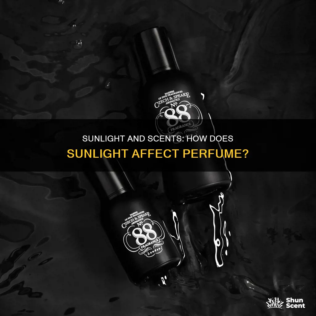 does sunlight affect perfume