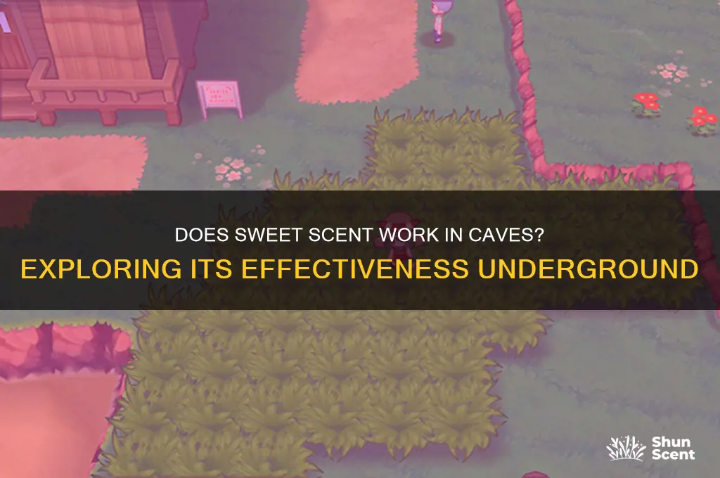 does sweet scent work in caves