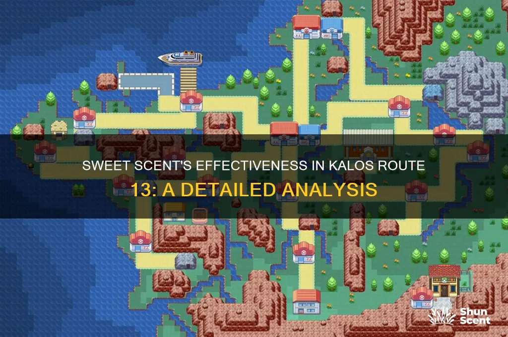 does sweet scent work in route 13 kalos