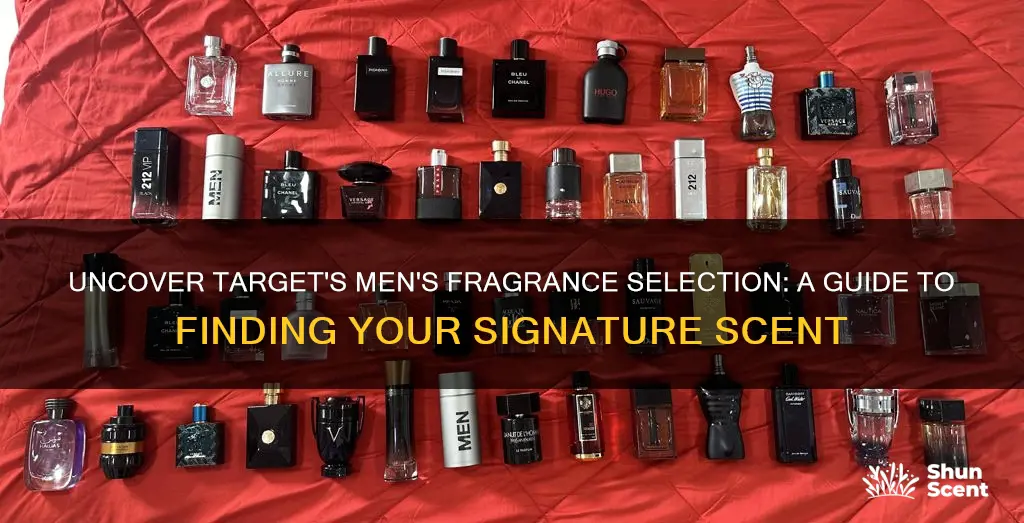 does target sell fragrances for men