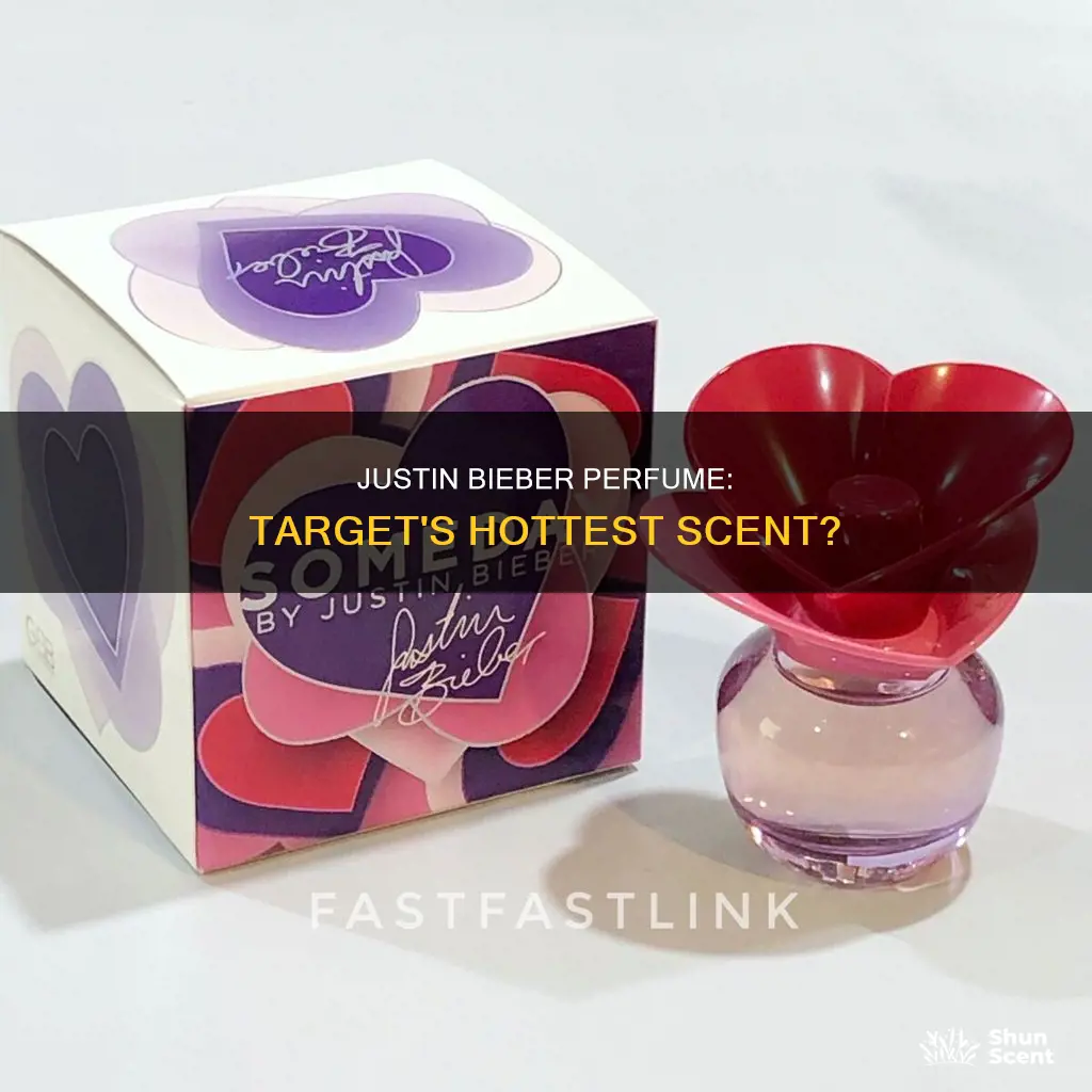 does target sell justin bieber perfume
