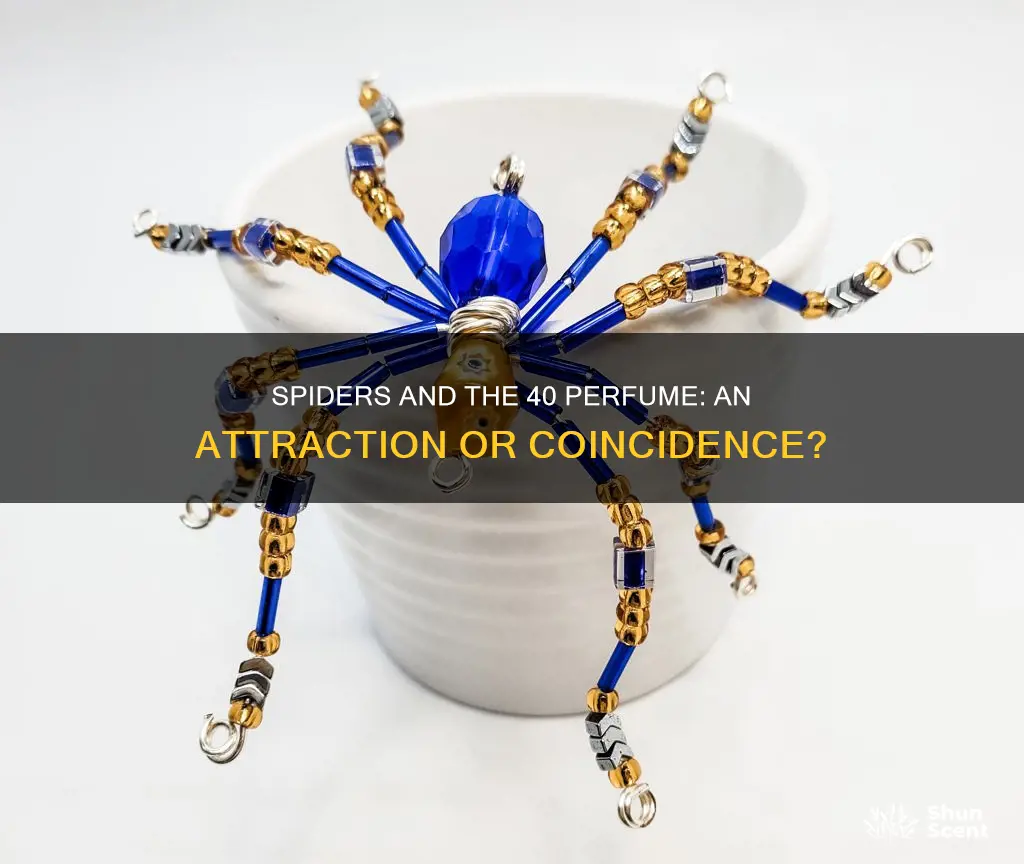 does the 40 perfume attract spiders