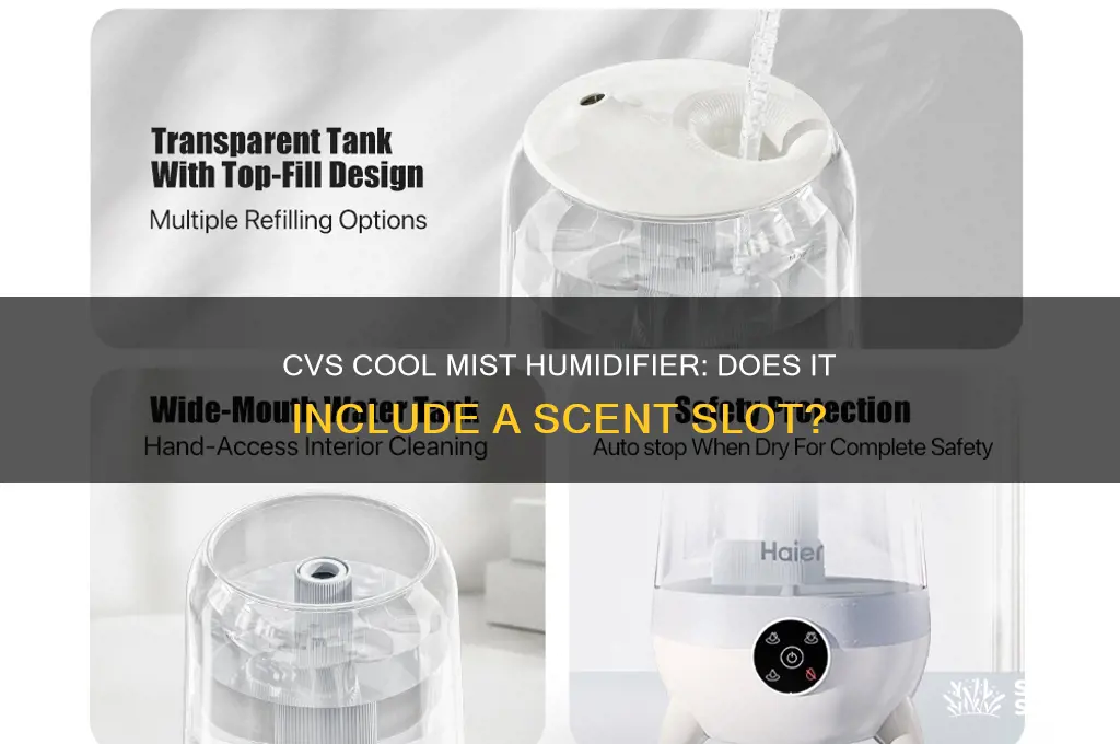 does the cvs cool mist humidifier have a scent slot