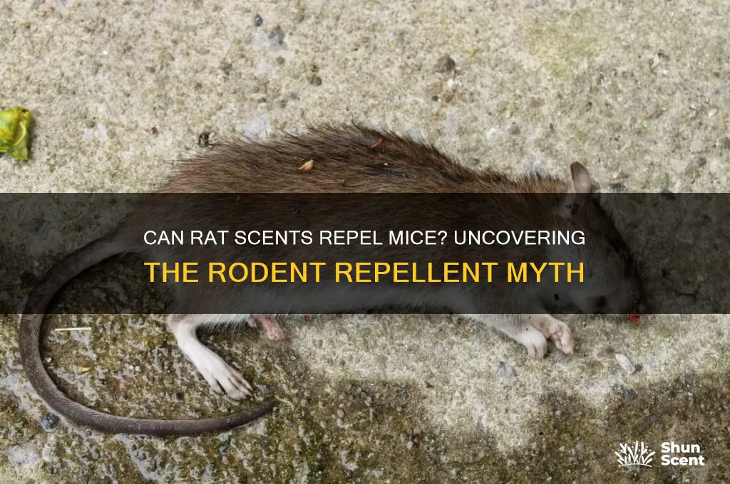 does the scent of rats deter mice