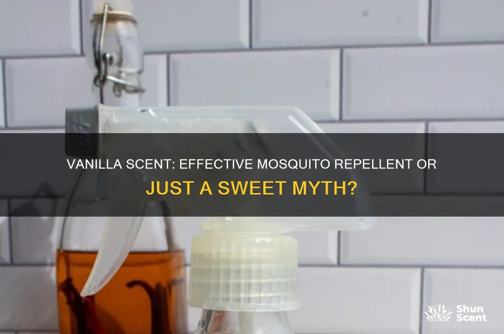 does the scent of vanilla keep mosquitoes away