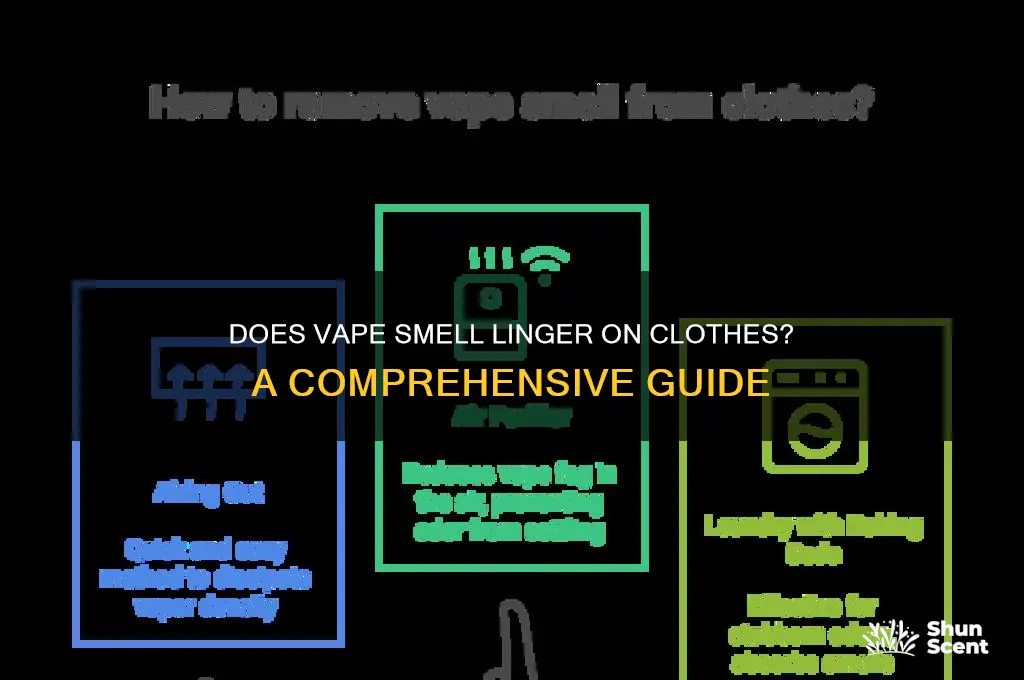 does the scent of vape stick to clothing