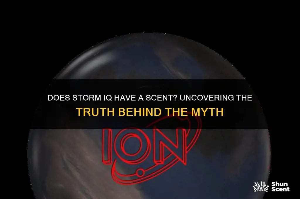 does the storm iq have a scent