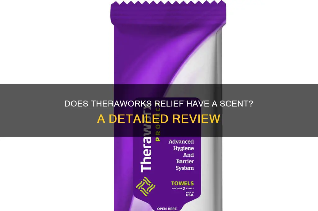 does theraworks relief have a scent