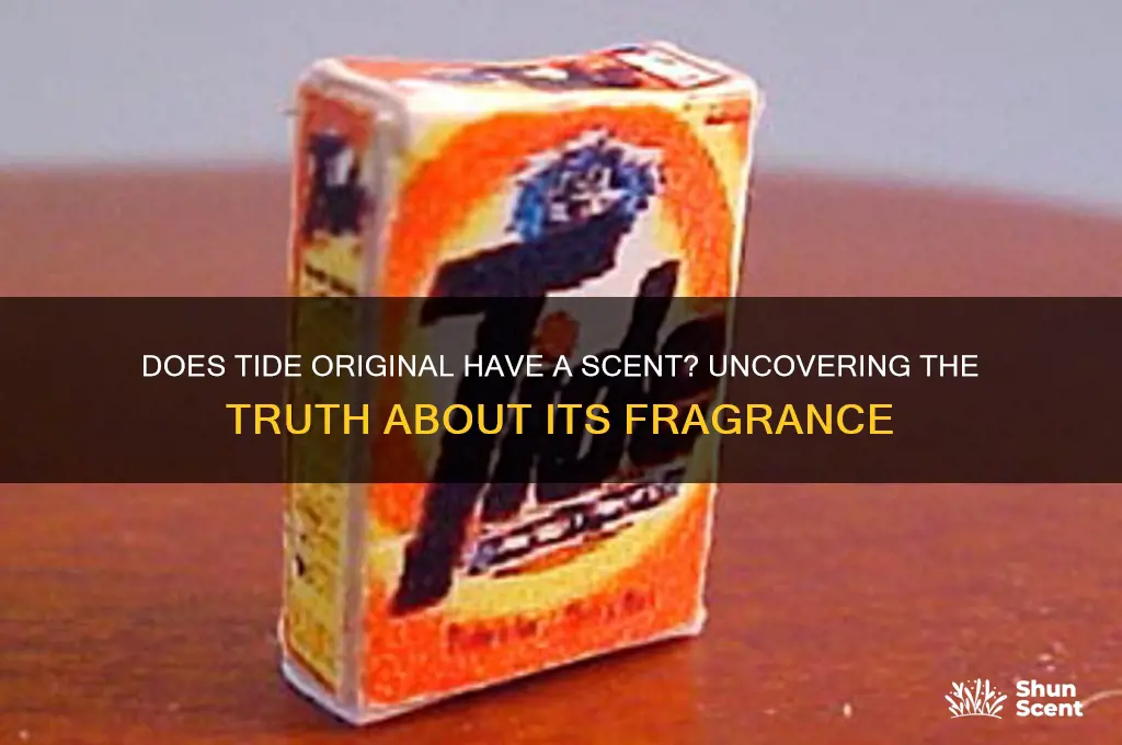 does tide original have a scent